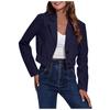 Women's Fashion Collar Corduroy Jacket Autumn/winter Long Sleeve Short Jacket