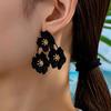Multicolor Floral European & American Style Fresh Earrings - Trendy All-Match Jewelry