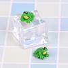 2Pcs Dollhouse Miniature Game Scene Model Accessories Mini Frog