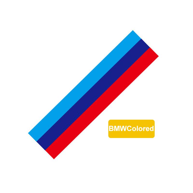 Pesonalized Car Sticker BMWColored Germany Italy Franch Spain National Flag Sticker Steering Wheel Stickers Grille Stickers