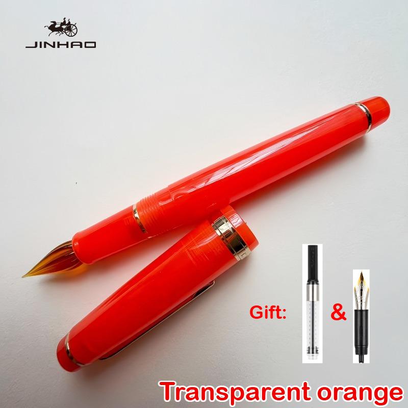 JINHAO 82 Glass Dip Pens One Stroke Two Styles with Fountain Pen Nib Ink Converters Calligraphy Pen Stationery School Supplies