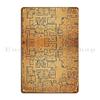 Tabletop Roleplaying Dungeon Map Metal Sign Funny Custom Wall Plaque Pub Cinema Tin Sign Poster