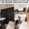 71 X 63 Van Privacy Curtain In Cab Or Rear Light Blocking Cab Divider Curta Campervan Kit For Van RV Truck For Travel Nap Camping