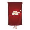 Christmas Gifts For Couple Bathroom Beach Towel Cute Santa Claus Design Women Swimming Fitness Exercise Yoga Mat Quick Dry Towel