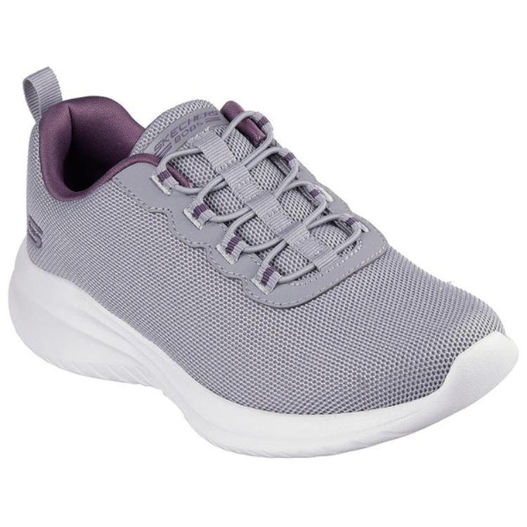 Skechers Slip-Ons Comfortable Lightweight Low-Top Casual Shoes Women Sneakers Gray 117570-GRY
