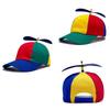 Block Color Propeller Baseball Cap Sun Protection Breathable Duckbill Gift Hat