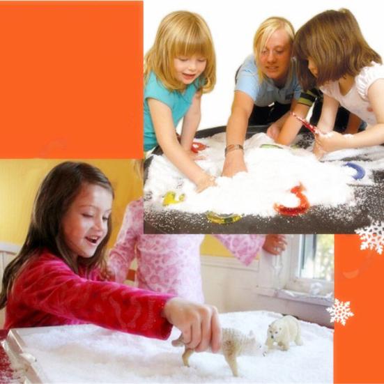 Wiederverwendbare sofortige magische Schneepulver-künstliche Weihnachtshochzeits-Party-Dekoration