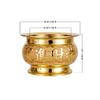 Brass Candle Holder Candle Butter Simulated candlestick Living Room Buddha Hall Candle Holder Handicraft Feng Shui  Home Decor