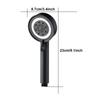 5 Modes Bathroom Shower Head Handheld High-Pressure Water Saver Showerhead Portable Black Rainfall Massage Shower Nozzl