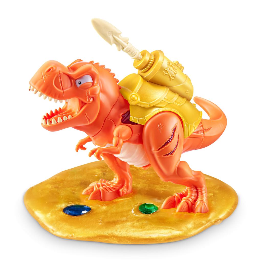 Smashers Dino Island Gold Treasure Hunt (Orange) by ZURU - Interactive Collectible Treasure Hunt Themed Toy