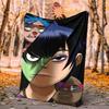 Gorillaz Flannel Blanket Soft Warm All-Season Throw, Design for Camping, Car Travel, Hiking Sofa, Bed, Office Perfect Gift for Parties