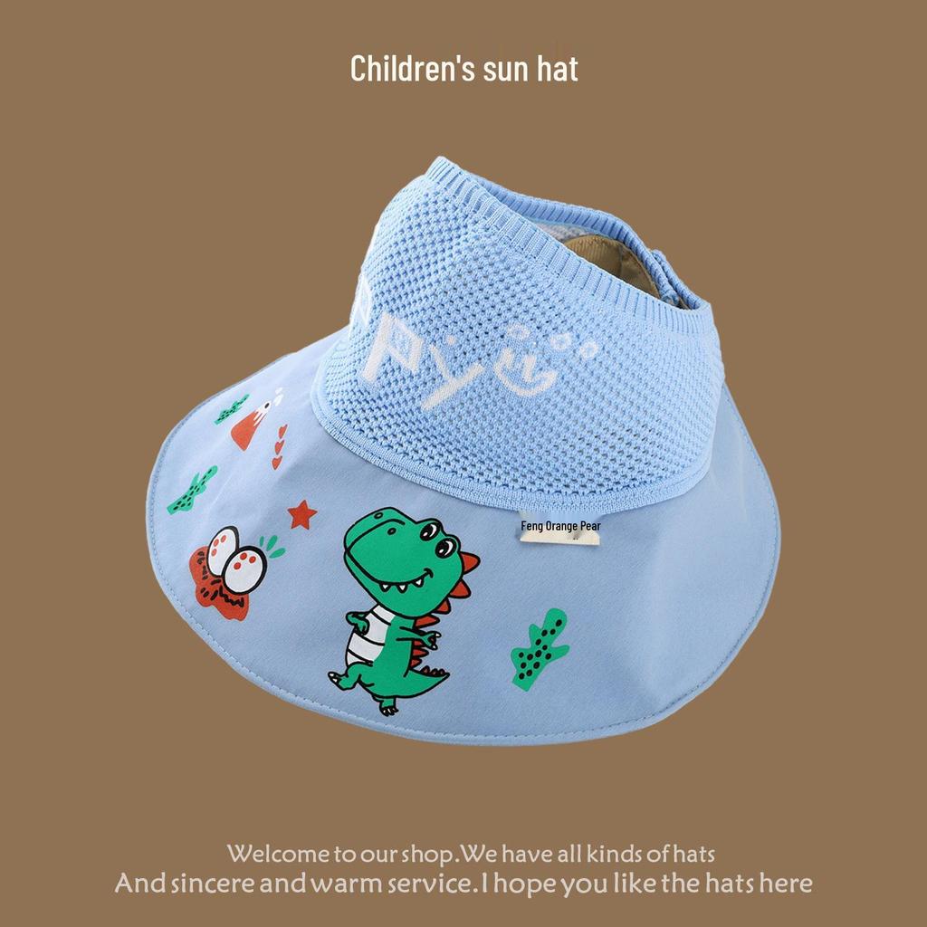 Cappello da Sole in Paglia per Bambini - Protezione UV per Vacanze al Mare in Primavera, Estate e Autunno