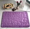 Tappeti Mat Antiscivolo Ciottoli Goffrati Bagno Vasca da Bagno Lato Lavabo Tappetino Pavimento Cabina Doccia Zerbino Memory Foam