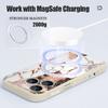 Luxury Sandstone Marble Pattern Case For iPhone 16 Pro Max Magnetic For Magsafe Soft Cover For iPhone 17 15 14 13 Pro Max 17E 16E