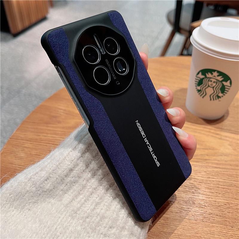 

Чехол из замшевой кожи Huawei Mate70pro Porsche Business 50 подходит для Mate60P, противоударный чехол Mate30 синий