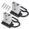 Anderson Connector for Battery - AIMOONSA - 50A - Gauge 6-10 - Silver Plated Copper - 12-36V