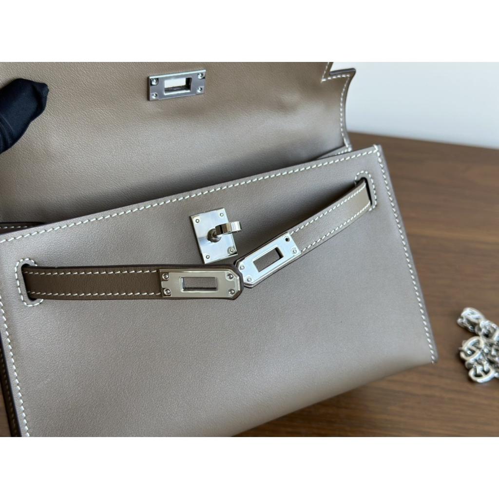 Borsa Kelli generazione Kazilan pelle swift catena naso di maiale borsa da donna in pelle bovina monospalla borsa a tracolla