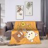 Rilakkumas and Friends Plush Blanket Kids Adult  Flannel Bedding Throws For Home Decor Warm Soft Custom Quality Bedspread Gift