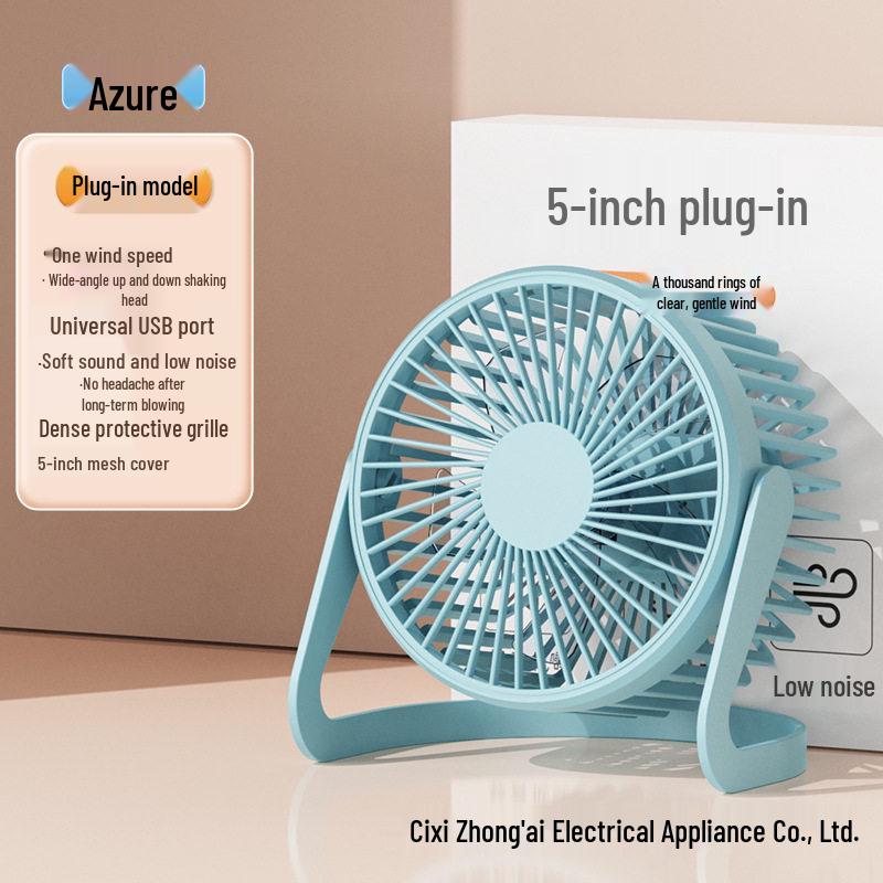 Portable USB Mini Desktop Fan for Office and Dorm