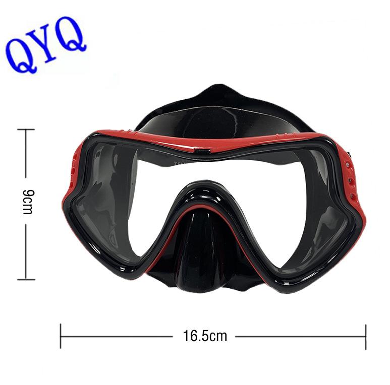 Unisex Large Frame Silicone Diving Mask & Snorkel Set
