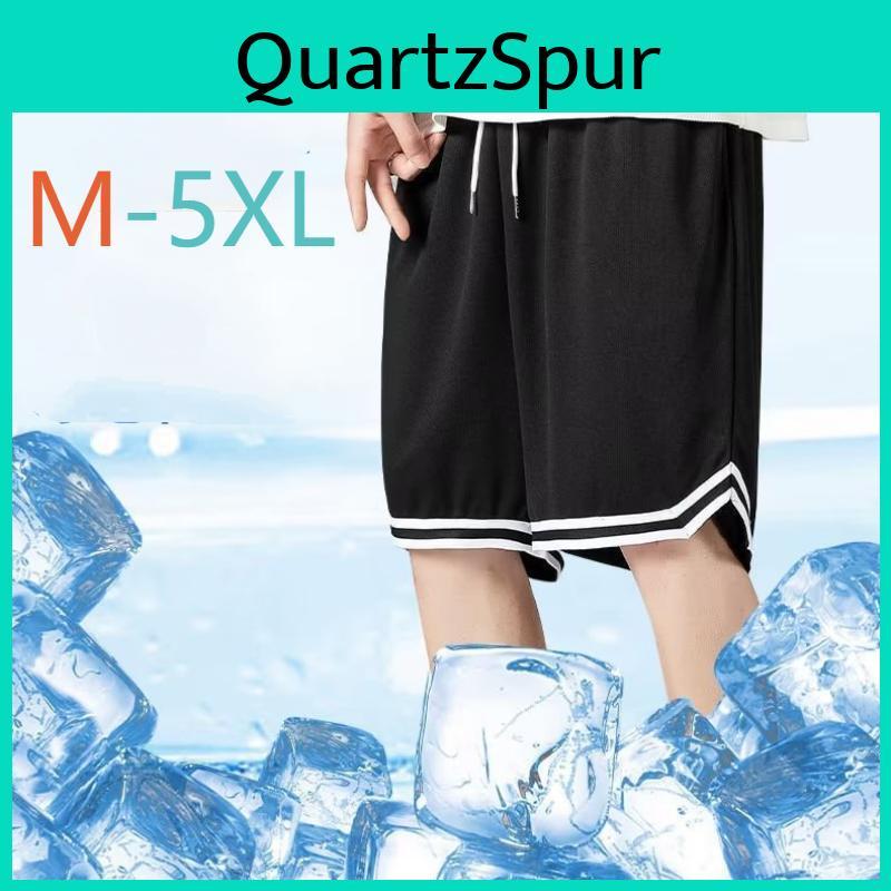 New Shorts Casual Summer Mens Mesh Running Fitness Sports Quickdrying Mens Loose Basketball Training Pants Beach Shorts M5xl