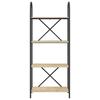 Bookshelf Sonoma Oak 60 x 30 x 146 cm Particleboard