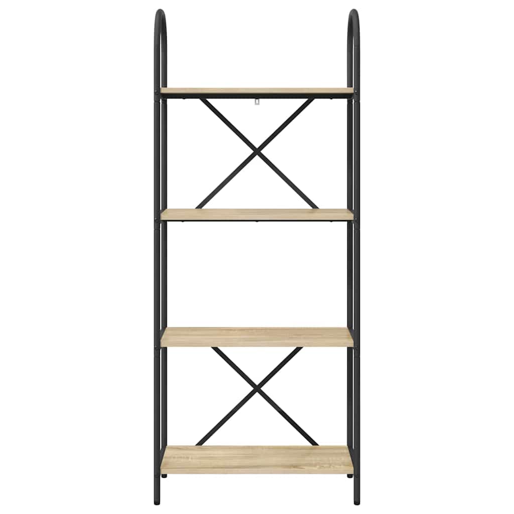 Bookshelf Sonoma Oak 60 x 30 x 146 cm Particleboard