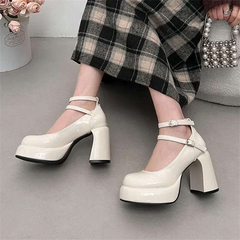 Fashion Women's High Heels Designer Platform Heels Luxury Wedding Shoes for Women Party Pumps Fashion Mary Jane Shoes Zapatos De Mujer