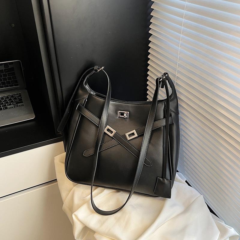 Retro fashion tote bag women's new large capacity trend versatile shoulder bag niche messenger bag