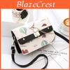 Fashion Pu Crossbody Purse With Embossed Prints And Inner Pockets For Casual Wear