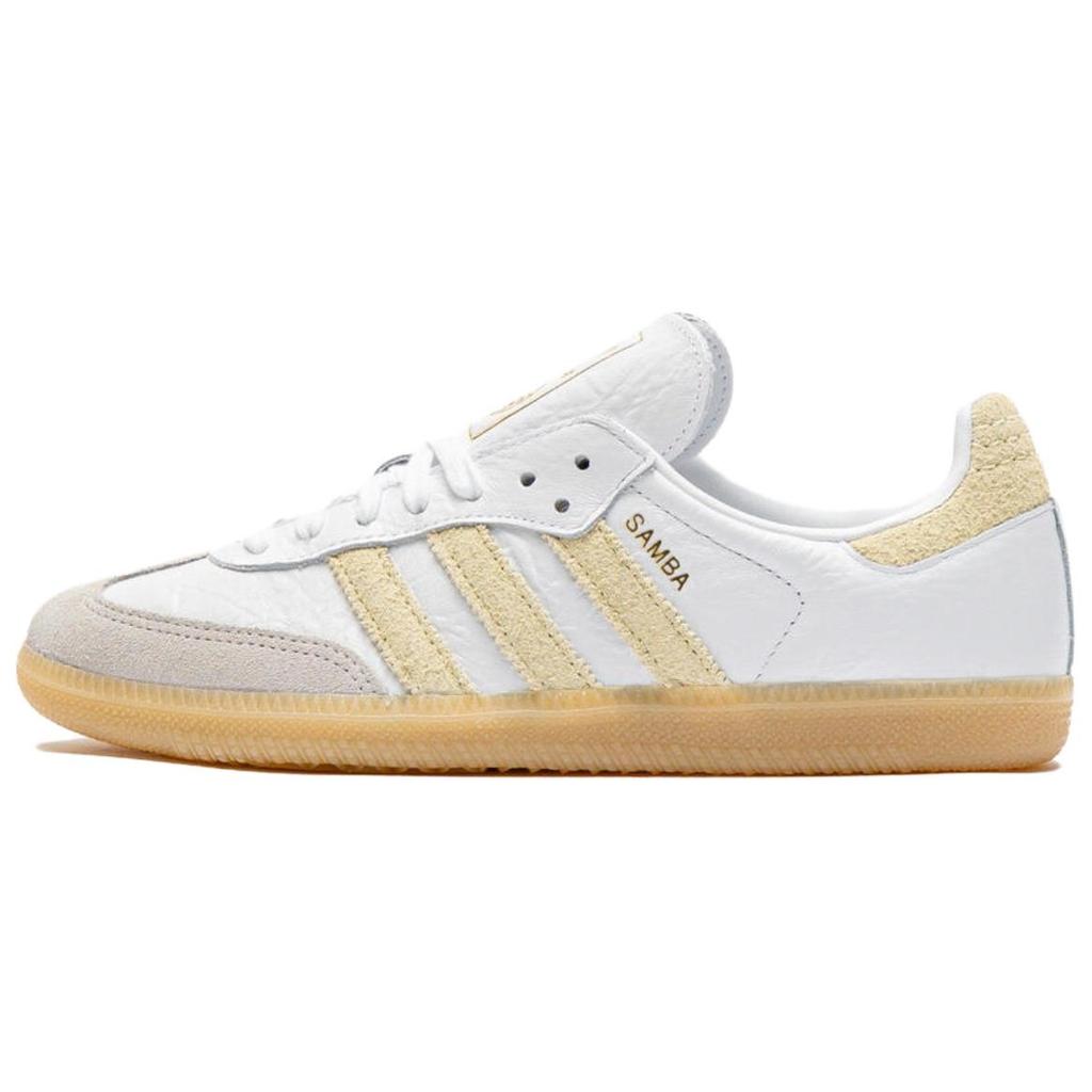 Adidas Originals Samba Og Comfortable Versatile Training Shoes Women Shoes White LA0972
