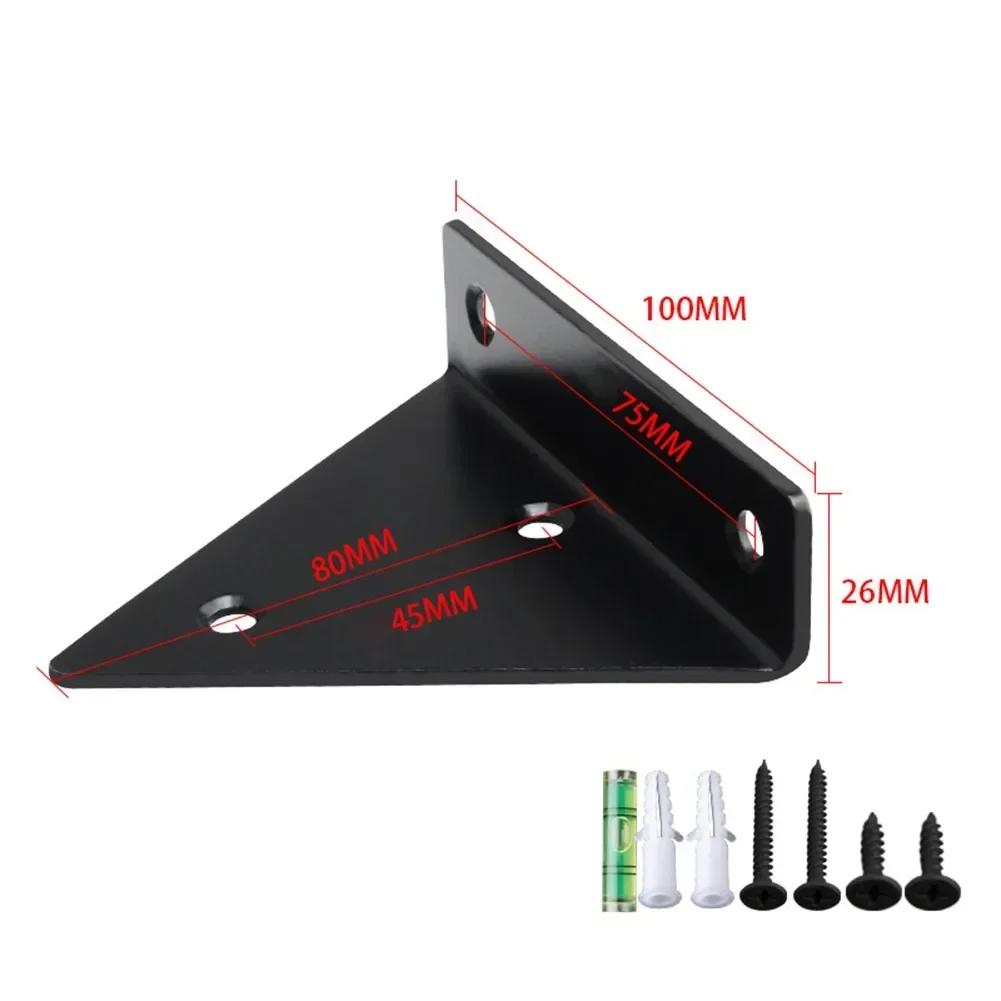 Triangle Bracket Heavy Support Wall Mounted Bench Table Shelf Bracket Invisible Triangle Support DIY Home Decoration