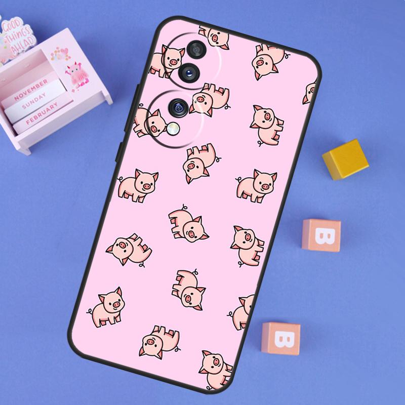 

милый поросенок Чехол Для Honor X8b X9b X8a X9a X6a X7a X6 X7 X8 X9 Honor 90 Lite 70 50 Magic 5 6 Pro Чехол Honor Magic5 Lite