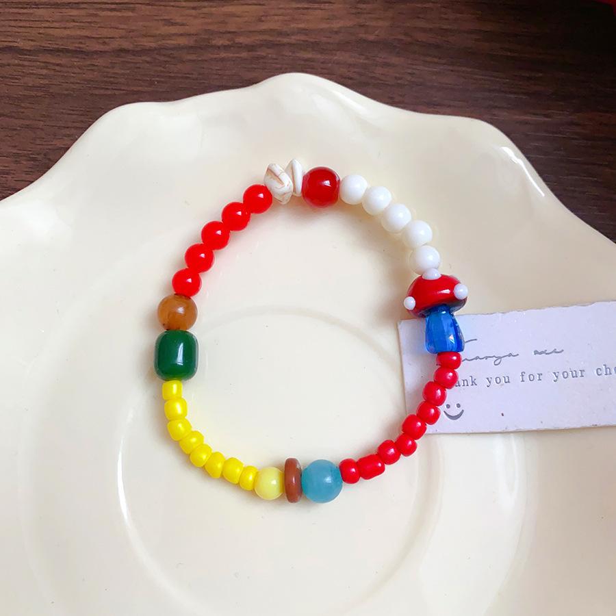 Bracelet chiot couleur fraîcheur petite niche bracelet cœur fille douce été fête étudiante bijoux petite amie