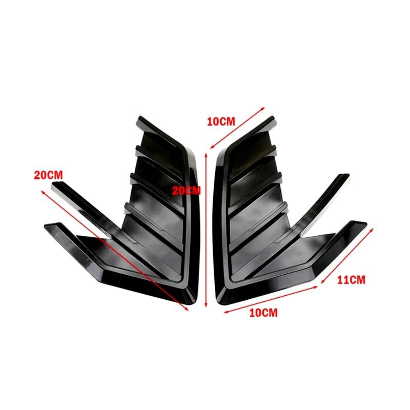 QR3 For M3 A3 A4 A5 A6 A7 S3 S4 S5 S6 S7 RS3 RS4 RS5 RS6 RS7 Car Side Vent Fender Spoiler Outflow Vent Sticker Universal