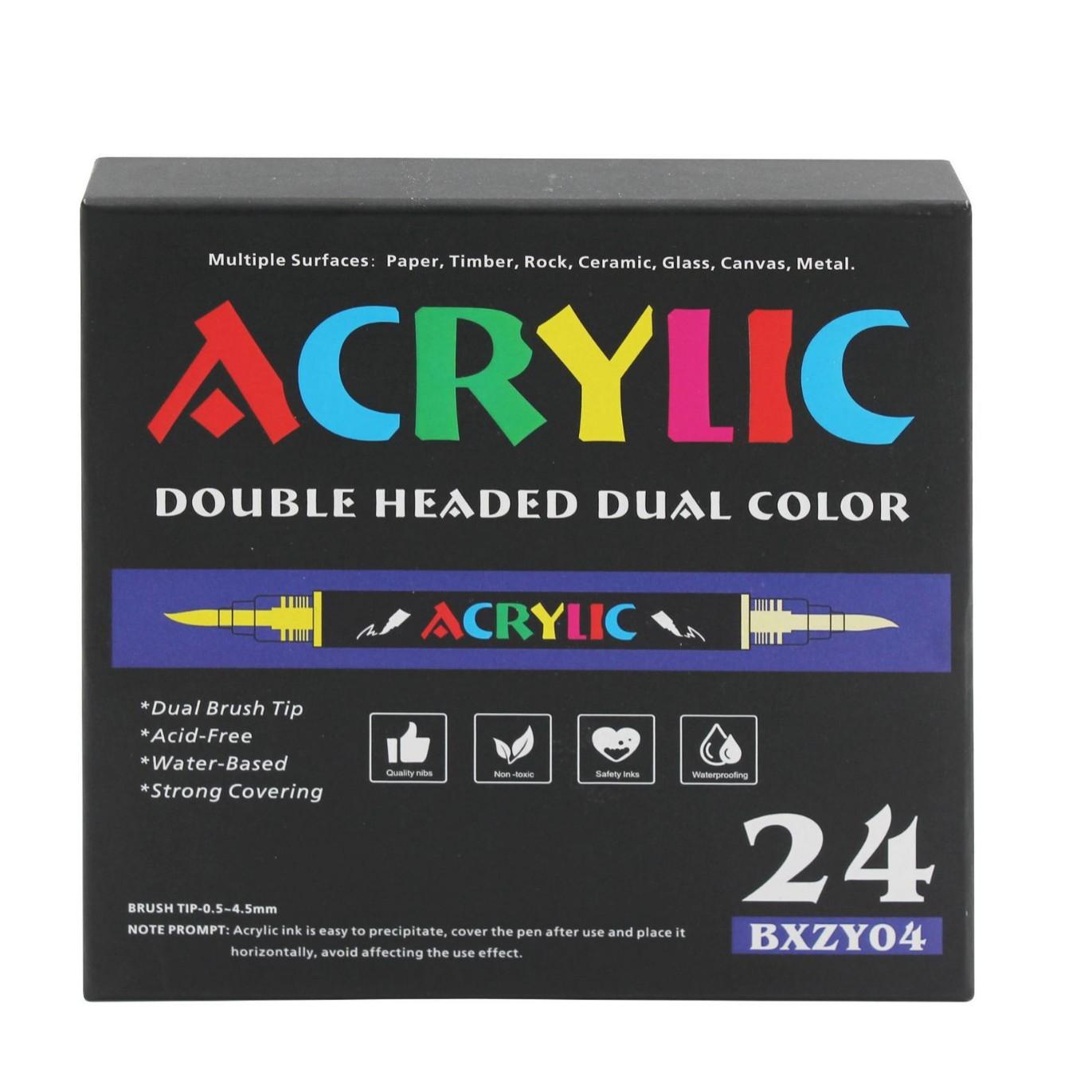 

Большой акриловый маркер, на водной основе, студенческий, для искусства, специальная акварельная ручка, детская акриловая ручка