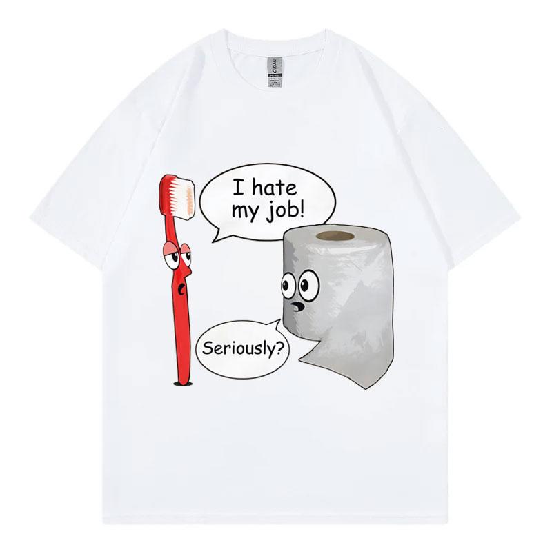 Limited Funny Meme Graphic T Shirts High Street Fashion Trend Short Sleeve Tshirt Men Women Casual Oversized Cotton Tshirts