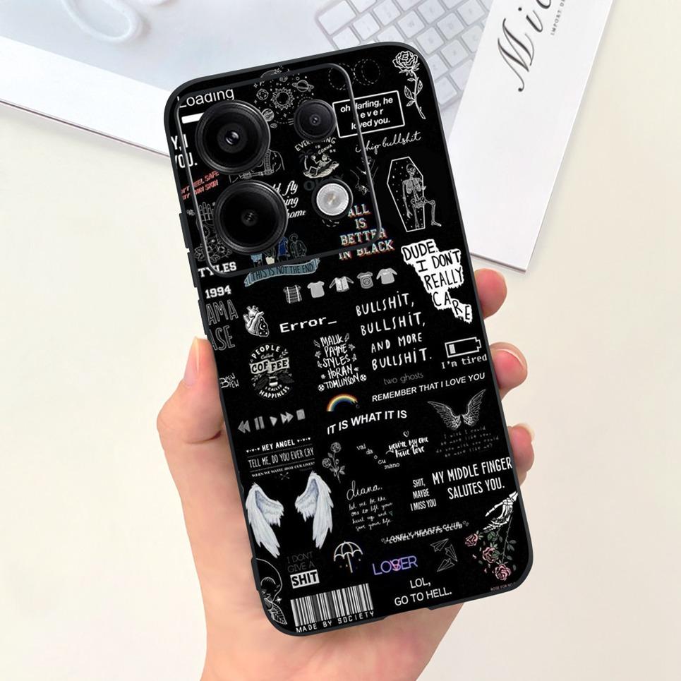 For Xiaomi Poco X6 Pro 5G Poco M6 Pro 4G Phone Case Luxury Candy Silicone Cute Animals Soft Back Cover For PocoX6 PocoM6 5G Capa