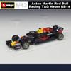 Bburago 1:43 F1 Team Red Bull Racing RB21 RB20 Mclaren MCL60 MCL38 W16E Formula One Simulation Alloy SuperCar Race Car Model Toy
