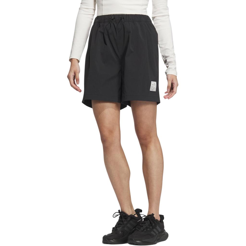 Adidas Graphic Woven Shorts With Anime Print Women Shorts Black JN6665