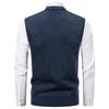 Men S V Neck Slim Fit Fleece Pullover Knit Vest