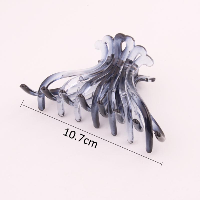 New Arrival Big Hair Claw Accessories Solid Clips for Hair Ponytail Holders Bathing Hairdress Good Quatliy Plastic Hairpins