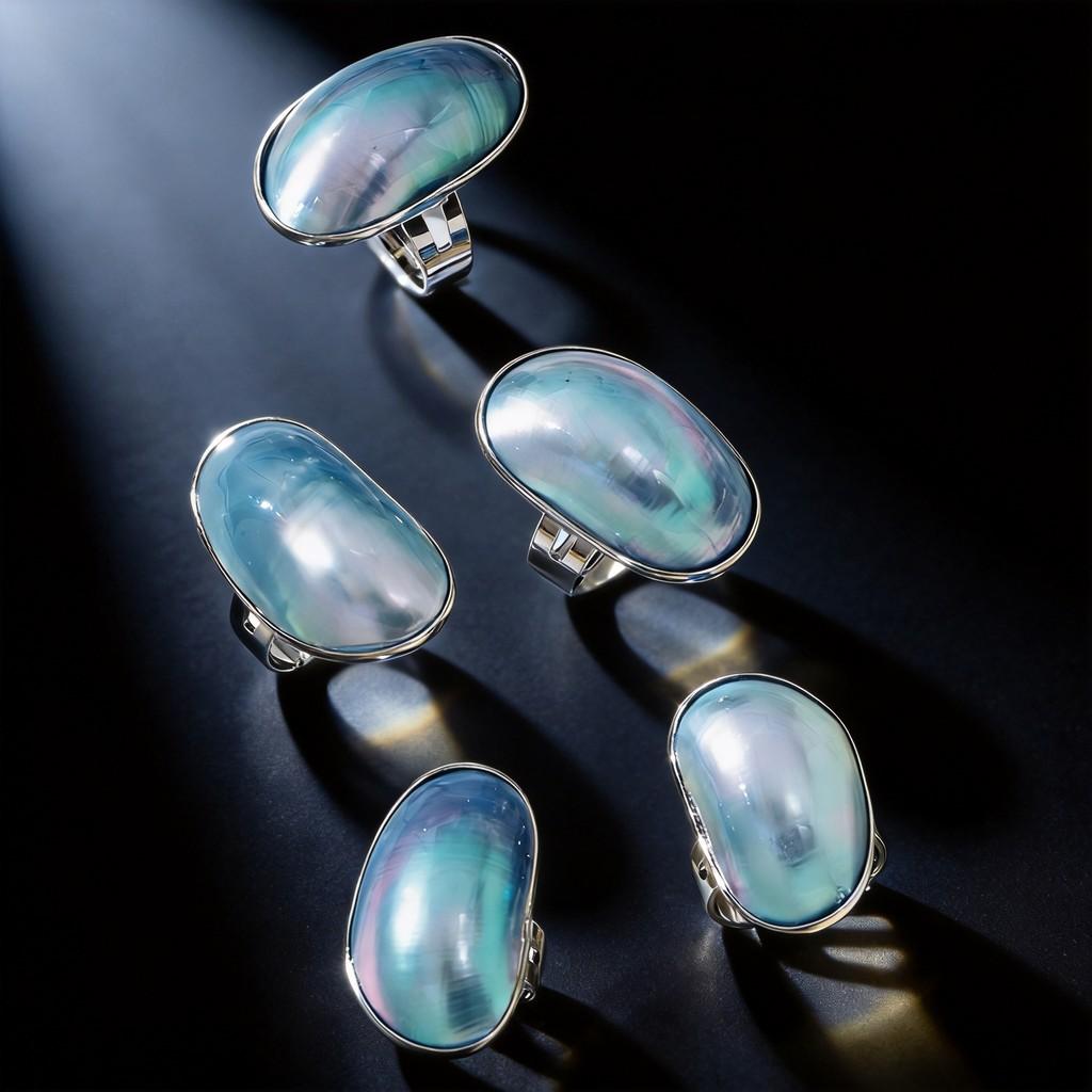Schelp Open Ring Uniseks Verstelbare Sieraden Met Gegalvaniseerde Afwerking Voor Zomer Mode