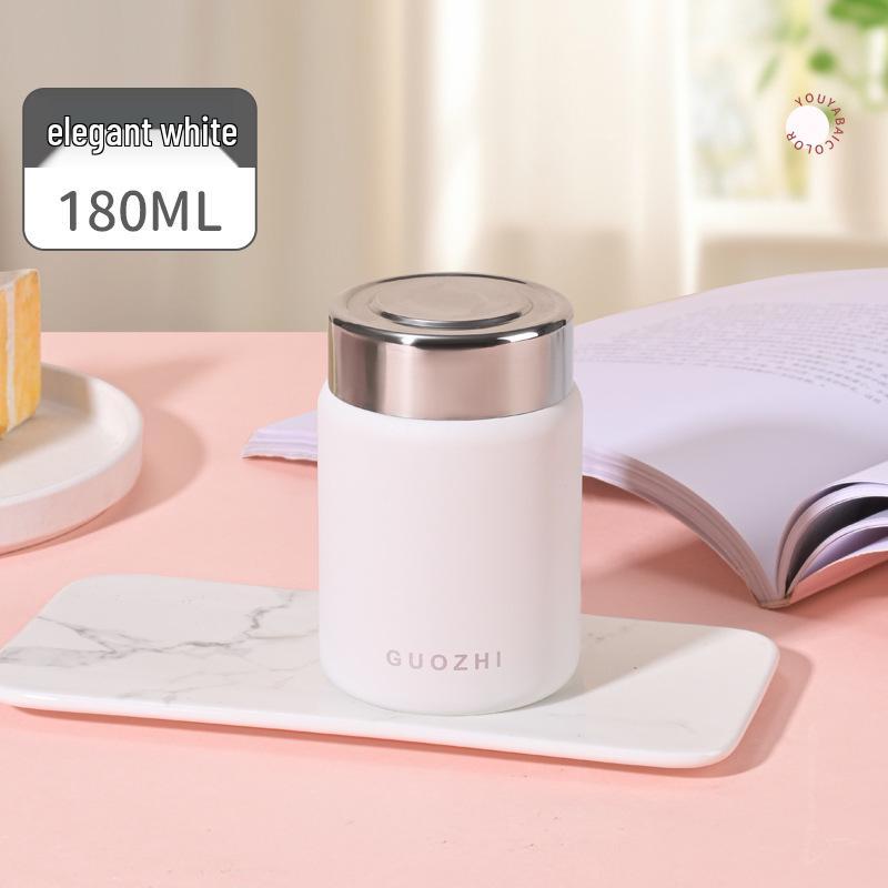 Stainless Steel Insulated Pocket Thermos: Fresh Color Tea & Water Cup for Office or School Use