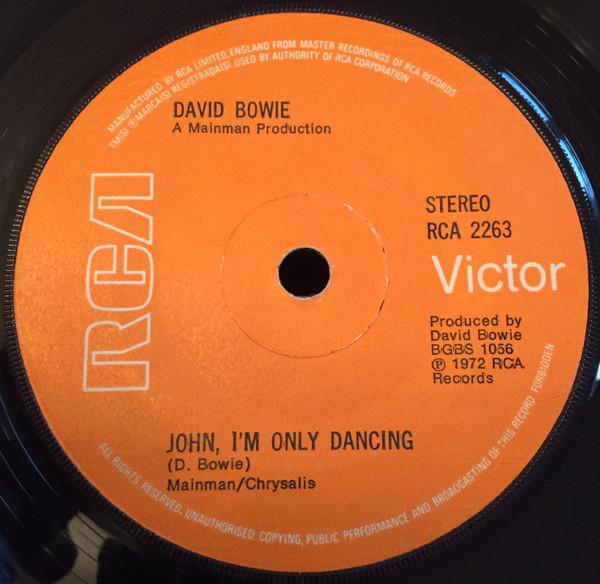 7inch Record DAVID BOWIE - John, I'm Only Dancing RCA2263 RCA VICTOR 1972 UK Rock Used