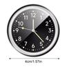Automobile Clock Automobile Interior Dashboard Decor Portable Mini Analog Car Dashboard Time Decoration For SUVs Cars Trucks