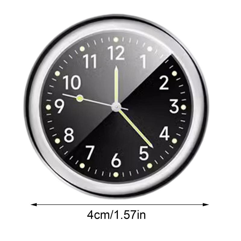 Automobile Clock Automobile Interior Dashboard Decor Portable Mini Analog Car Dashboard Time Decoration For SUVs Cars Trucks