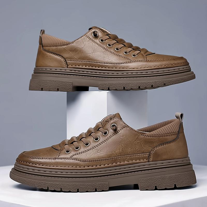 Sneakers Herr Finskor Retro Man Läder Affärsman Barockskor Casual Utomhus Herr Oxford Skor