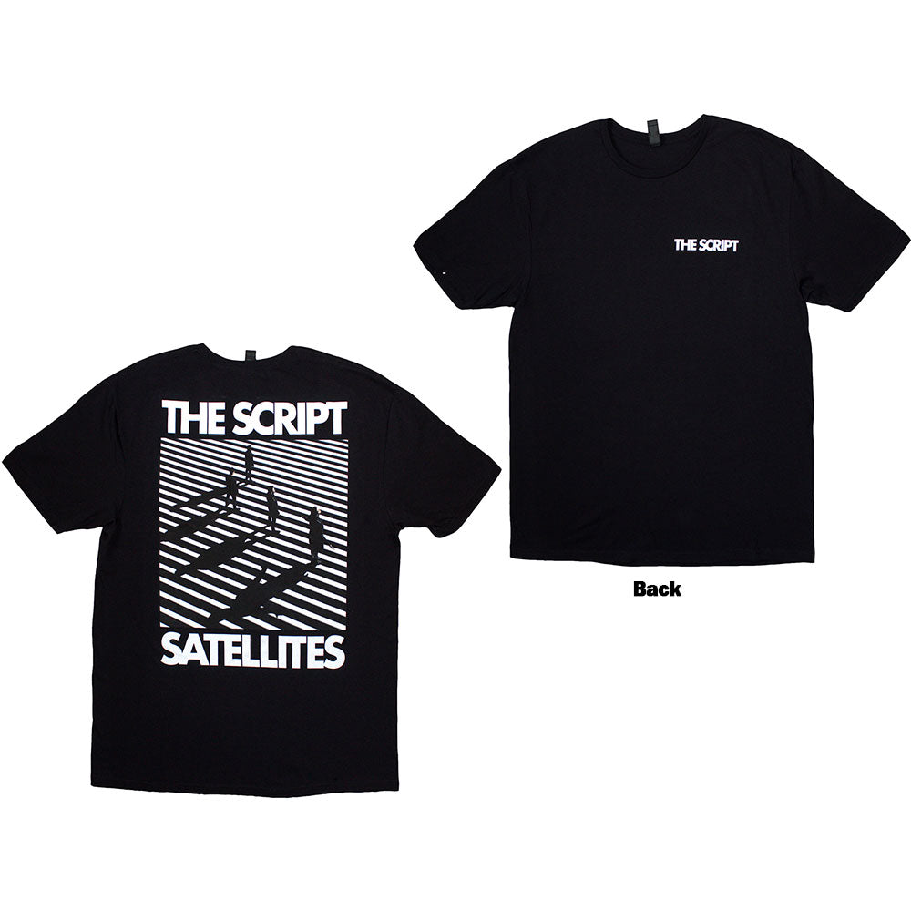 The Script TShirt Satellites Pocket Logo Back Print OFFICIAL NEW S