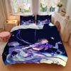 3pcs Butterfly Dreams Valorant Home Bedding Set-Fantasy Floral Decor for Bedroom, Living Room, Hotel, Festival Gift, Travel, Daily Use120202